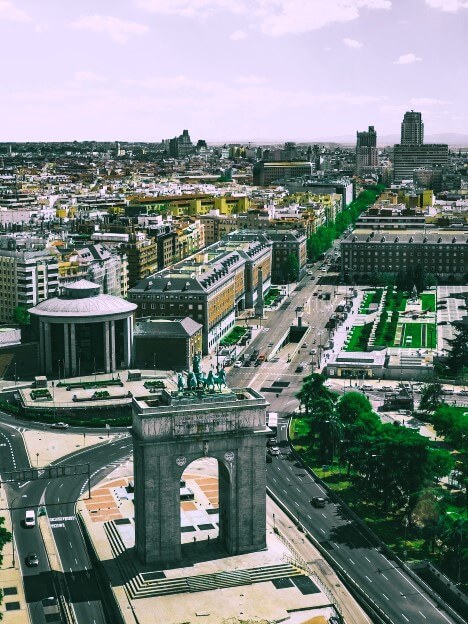 Vluchten naar Madrid